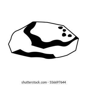 charcoal mineral resource icon vector illustration design