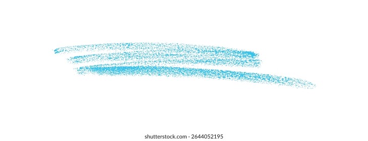 Charcoal Pencil Stroke Texture, Grunge Blue Scribble Brush Lines	
