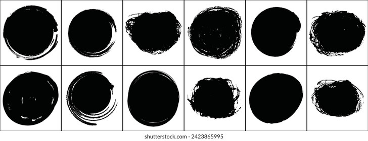 Charcoal scribble stripes and bold paint shapes. Childrens crayon or marker doodle rouge handdrawn scratches. Vector illustration of squiggles in marker sketch style