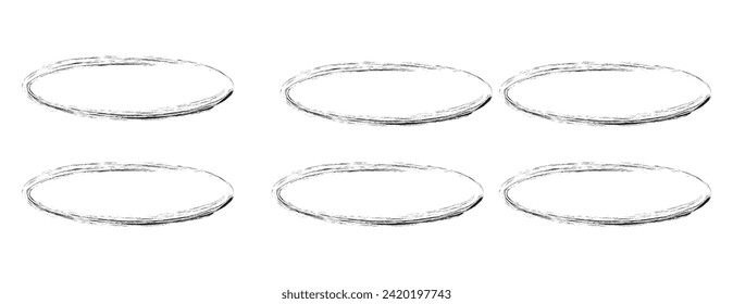 Tierras de garabato de carbón vegetal, flechas de énfasis, números dibujados a mano. Rasgos dibujados a mano con el caparazón o el rollo de doodle de marcador. Ilustración vectorial de líneas, ondas, calambres en el estilo de sketch de marcadores.