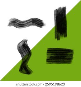 Charcoal shades and scribbles design vector