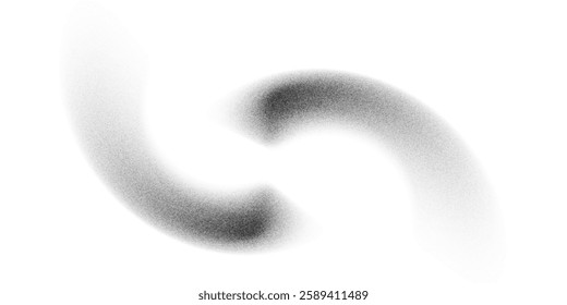 Charcoal splashes, black dotwork grain texture, abstract stipple sand effect, gradient from dots isolated on white background.