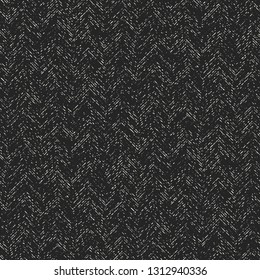 Charcoal Subtle Herringbone Textured Background. Seamless Pattern.