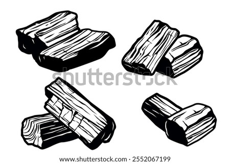 charcoal vector illustration. isolated on white background. Vector eps 10. perfect for wallpaper or design elements