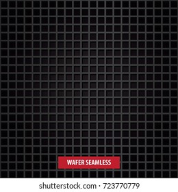 Charcoal wafer seamless background vector illustration