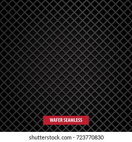 Charcoal wafer seamless background vector illustration
