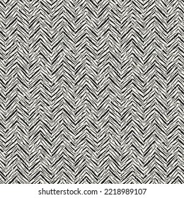 Charcoal Wood Grain Textured Herringbone Pattern