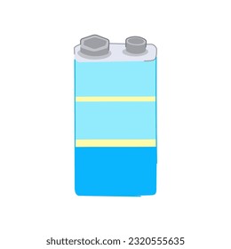 charge battery energy cartoon. recharge symbol, mobile sign charge battery energy sign. isolated symbol vector illustration