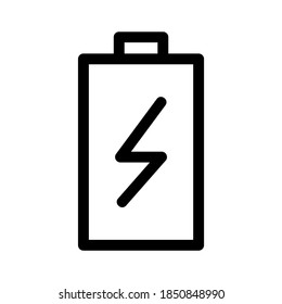 icono de la batería de carga o logotipo símbolo de signo aislado ilustración vectorial de alta calidad estilo negro vectores iconos
