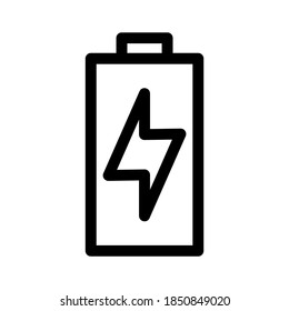 charge battery icon or logo isolated sign symbol vector illustration - high quality black style vector icons
