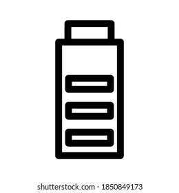 icono de la batería de carga o logotipo símbolo de signo aislado ilustración vectorial de alta calidad estilo negro vectores iconos
