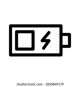 charge battery icon or logo isolated sign symbol vector illustration - high quality black style vector icons
