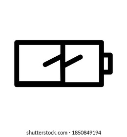 charge battery icon or logo isolated sign symbol vector illustration - high quality black style vector icons
