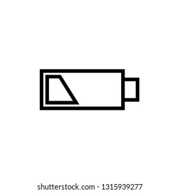 Charge battery icon. Mobile sign
