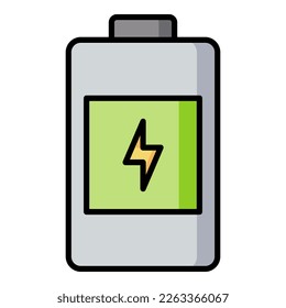 charge Battery icon. vector illustration.