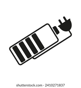 Charge Battery icon. Vector illustration. EPS 10.
