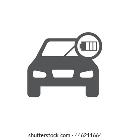 Charge car icon 