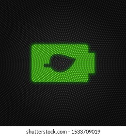 Charge, ecology, battery new technology vector icon. New mobile technology traffic light style vector illustration