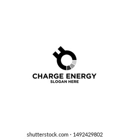 Charge Energy Company Logo Design Vector