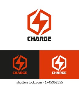Charge Energy Logo Design Modern and Creative Logotype Minimal