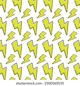 Charge icon Pattern background Vector illustration