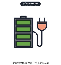 plantilla de símbolo de icono de carga para la ilustración vectorial de la colección de diseño gráfico y web