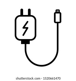 Charge Icon Vector Illustation Isolated on White Background