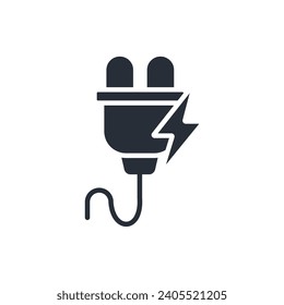 charge icon. vector.Editable stroke.linear style sign for use web design,logo.Symbol illustration.
