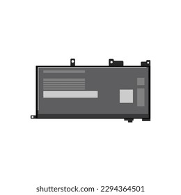 charge laptop battery cartoon. computer technology, notebook repair charge laptop battery sign. isolated symbol vector illustration