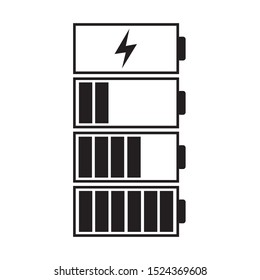 
Charge mode on a white background. Icon.Vector