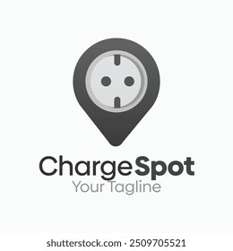 Charge Spot Logo Design Template. Good for Business, Agency, Community and Organization