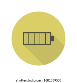 símbolo de carga . Elemento de icono de sombra larga web. Glifo simple, vector plano de iconos WEB para ui y ux, sitio web o aplicación móvil