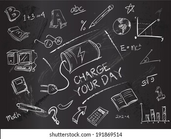 Charge your day on blackboard