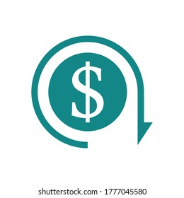 Chargeback icon design isolated on white background