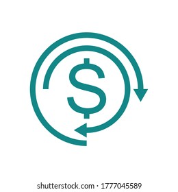 Chargeback icon design isolated on white background