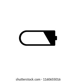 charged battery icon. Element of simple icon. Premium quality graphic design icon. Signs and symbols collection icon for websites, web design, mobile app
