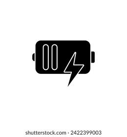 icono de línea de concepto cargado. Ilustración de elemento simple. diseño de símbolos de esquema de concepto cargado.
