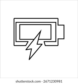 Iconos cargados. Vector de línea simple
