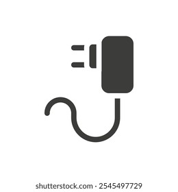 Charger adapter icon Vector logo outline