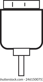 charger cable icon eps 10