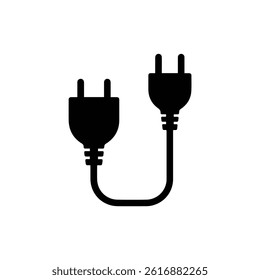 Charger Cable with Plug Icon for Power Supply Accessories