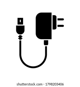 Charger, cable vector icon sign and symbols