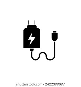 charger concept line icon. Simple element illustration. charger concept outline symbol design.