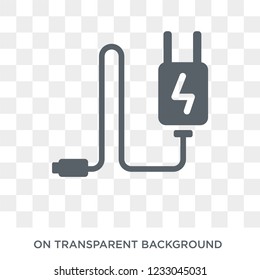 Charger icon. Charger design concept from Electronic devices collection. Simple element vector illustration on transparent background.