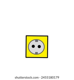 Charger icon electric isolated white background