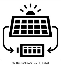 Charger Icon Element For Design