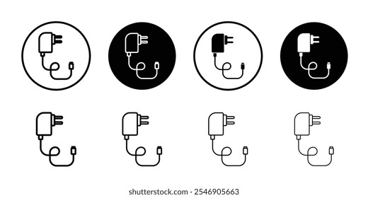 Ícone de carregador logotipo linear isolado