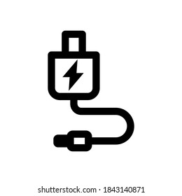 charger icon or logo isolated sign symbol vector illustration - high quality black style vector icons

