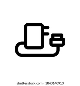 charger icon or logo isolated sign symbol vector illustration - high quality black style vector icons
