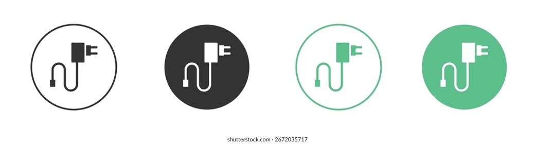 Conjunto de iconos de Vector de línea plana mínima.